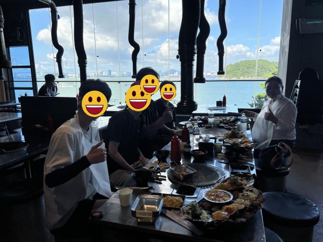 같이가자, 같이먹자 조개구이 아웃리치